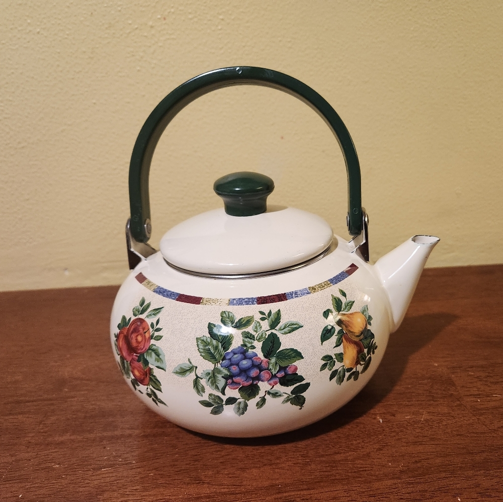 Vintage Sakura Oneida Sonoma Excell Tea Kettle